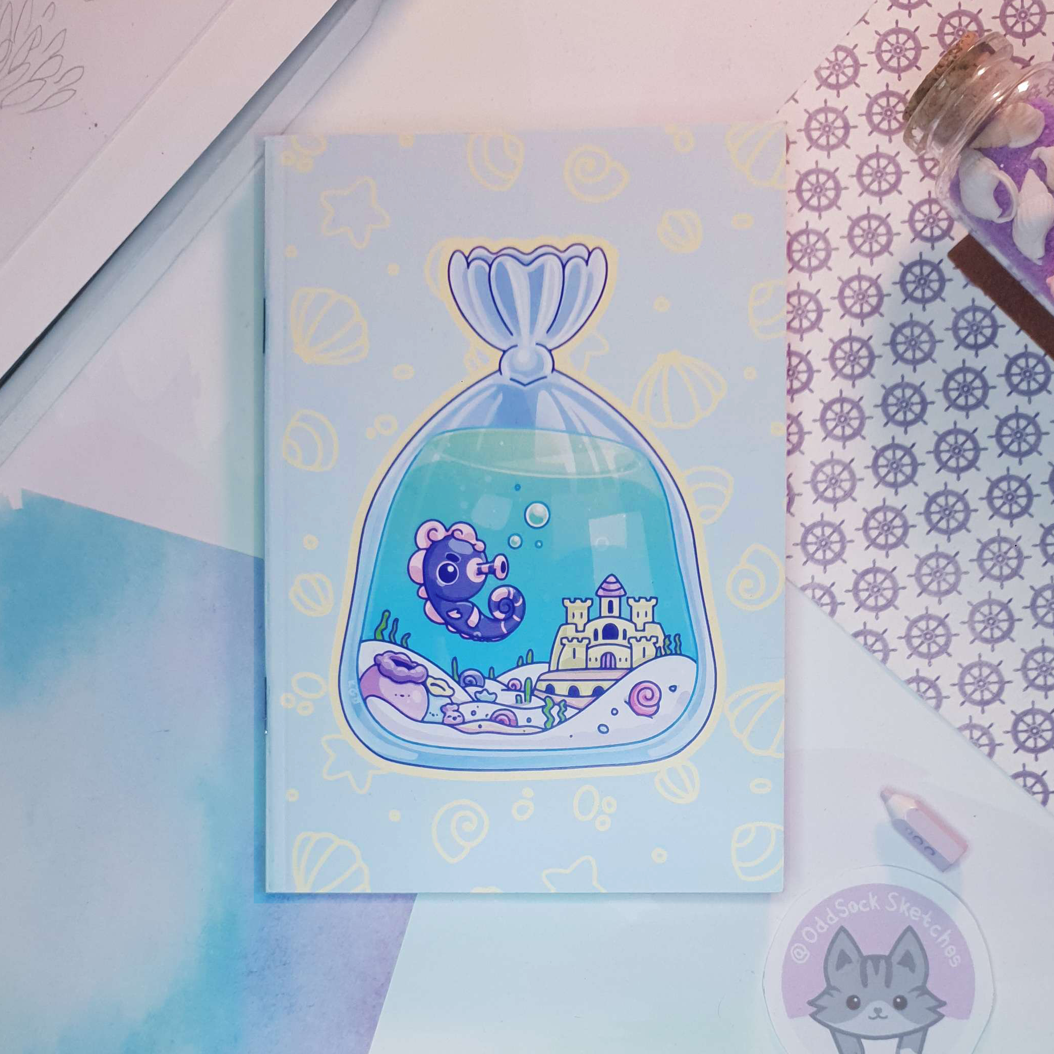 Seahorse Sketchbook A6