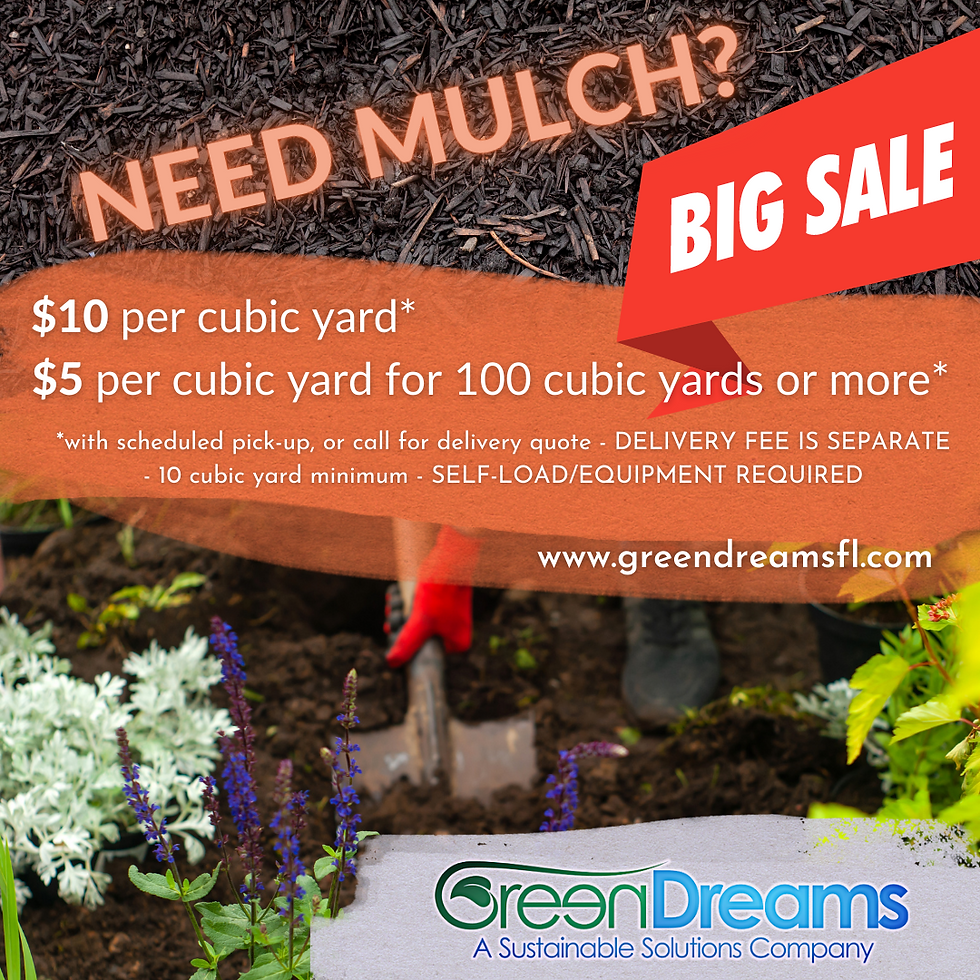GreenDreams Mulch Sale