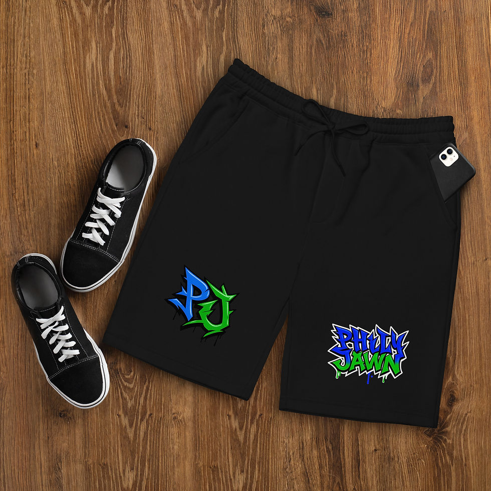 Thumbnail: Phily Jawn™️ DTG Print Men's Fleece Shorts | Independent Trading Co.