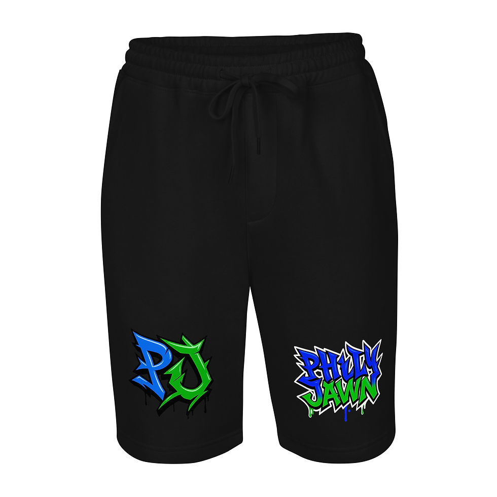 Thumbnail: Phily Jawn™️ DTG Print Men's Fleece Shorts | Independent Trading Co.