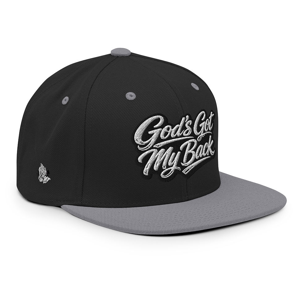 Thumbnail: GOD'S GOT MY BACK Embroidery™️ Classic Snapback Hat | Yupoong 6089M