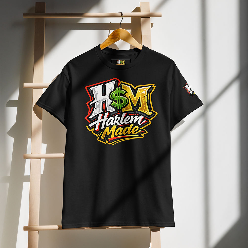 Thumbnail: Harlem Made™️ DTFlex Print Unisex Sports Tee | Gildan 8000