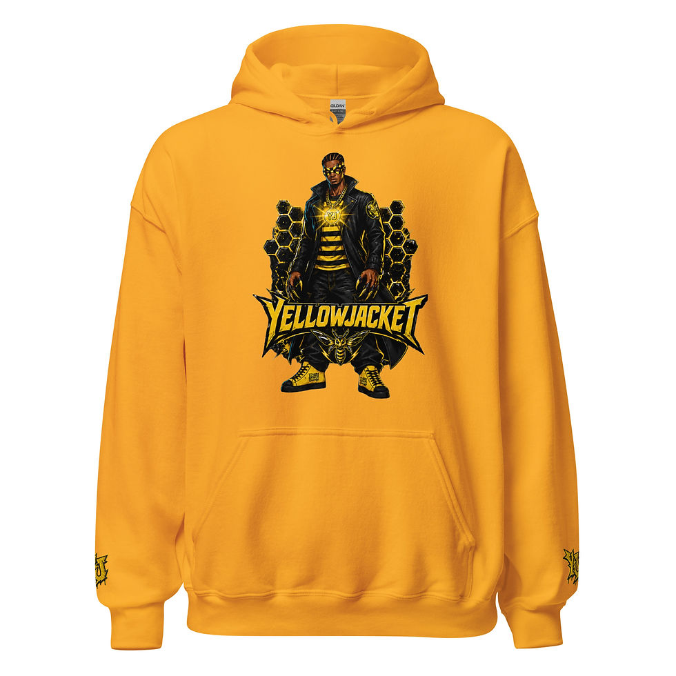 Thumbnail: YELLOWJACKET™️ First Edition DTG Print Soft Hoodie | Gildan 18500