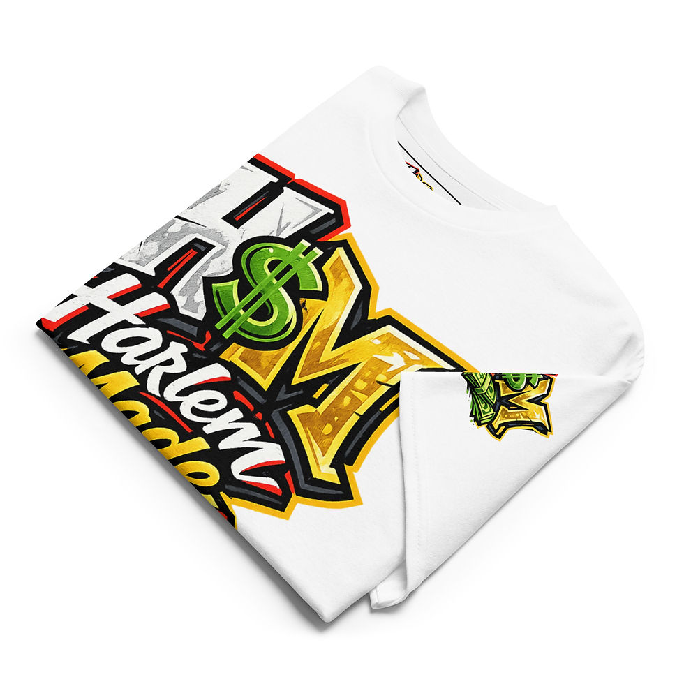 Thumbnail: Harlem Made™️ DTFlex Print Unisex Sports Tee | Gildan 8000