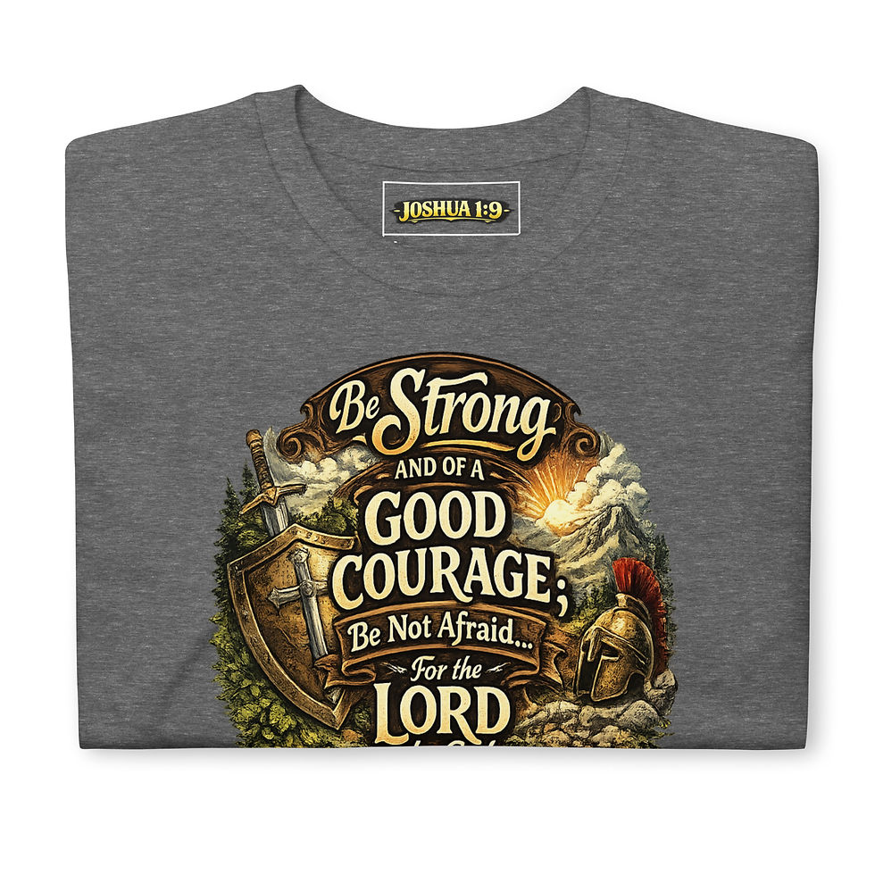 Thumbnail: JOSHUA 1:9 DTG Print Basic Softstyle T-Shirt | Gildan 64000