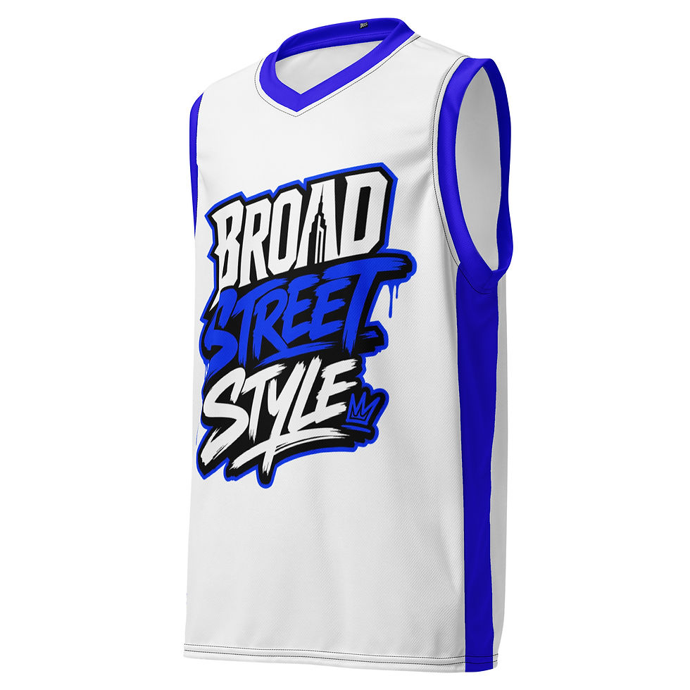 Thumbnail: BROAD STREET STYLE™️ Unisex Basketball Jersey