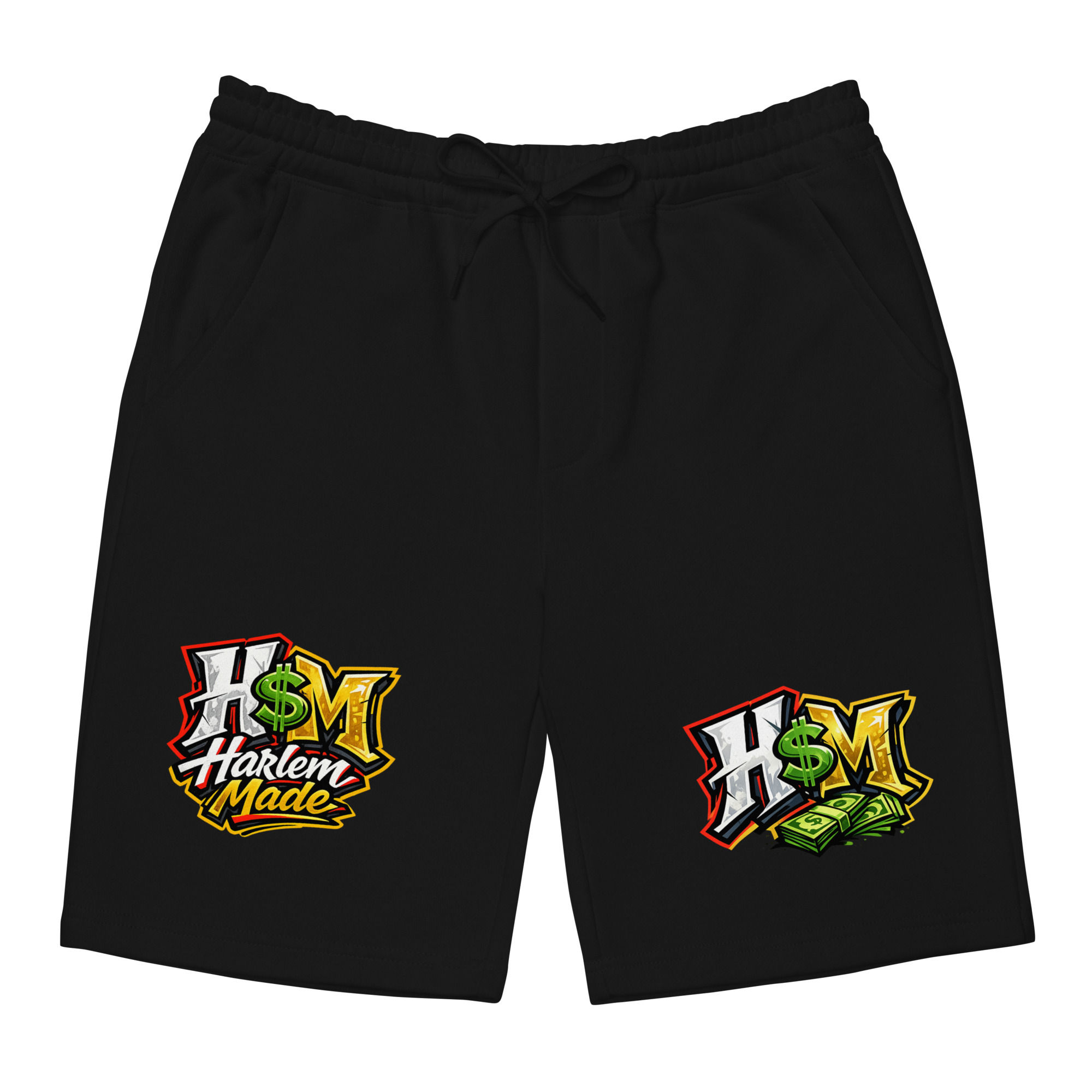 Harlem Made™️ DTFlex Print Men's Fleece Shorts | Independent Trading Co.