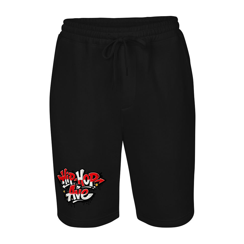 Thumbnail: HIP-HOP AVE™️ DTFlex Men's Fleece Shorts | Independent Trading Co. 
