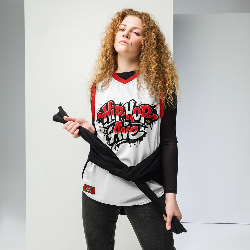 Thumbnail: HIP-HOP AVE™️ Unisex Basketball Jersey