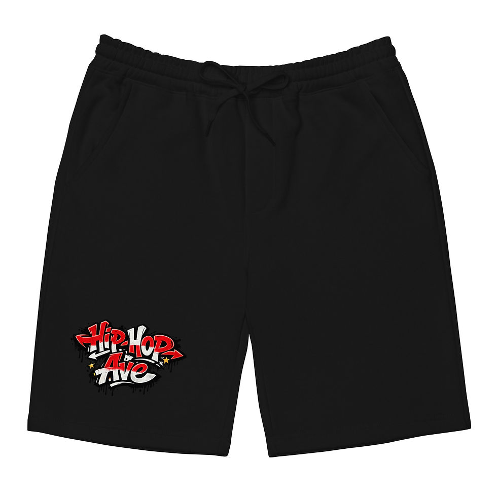 Thumbnail: HIP-HOP AVE™️ DTFlex Men's Fleece Shorts | Independent Trading Co. 