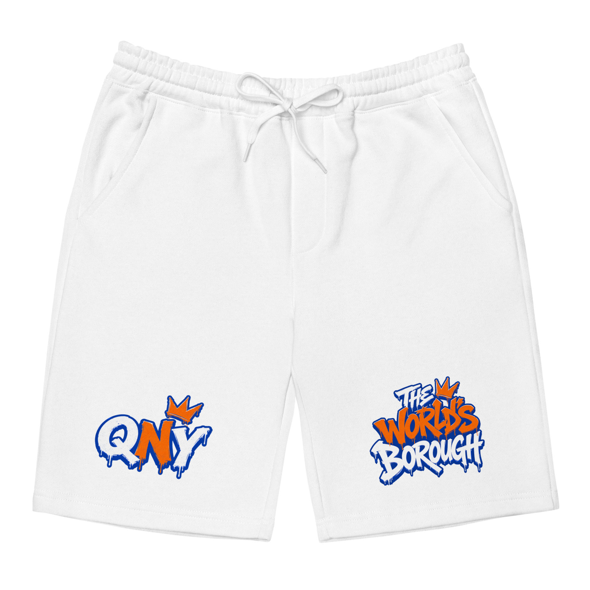 THE WORLDS BOROUGH™️ DTFlex Print Men's Fleece Shorts | Independent Trading Co.