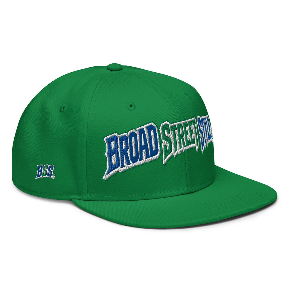 Thumbnail: Broad Street Style™️ Embroidery Otto 125-978 Snapback Hat 
