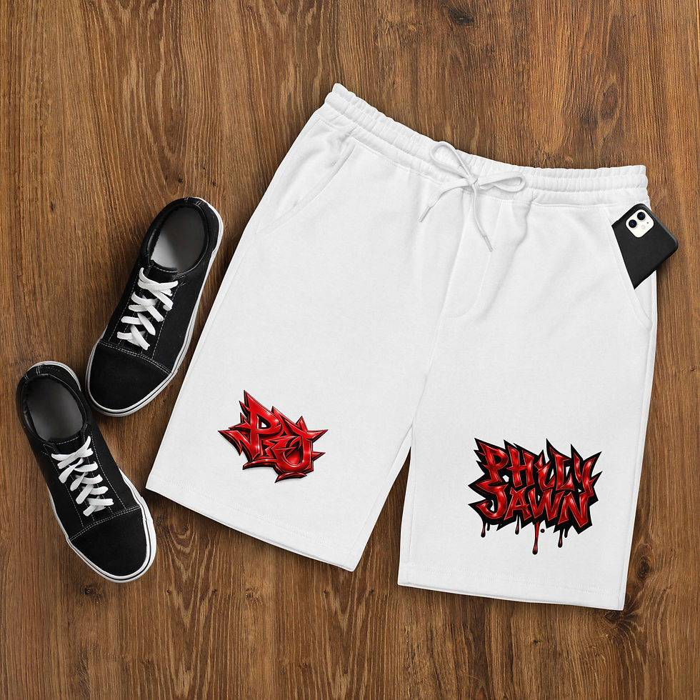 Thumbnail: PHILY JAWN™️ DTFlex Men's Fleece Shorts | Independent Trading Co. 