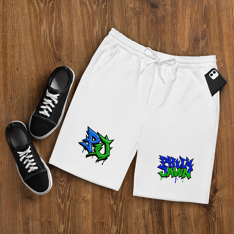 Thumbnail: Phily Jawn™️ DTG Print Men's Fleece Shorts | Independent Trading Co.