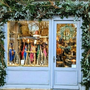 décor végétal de boutique 