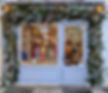 décor végétal de vitrine de boutique