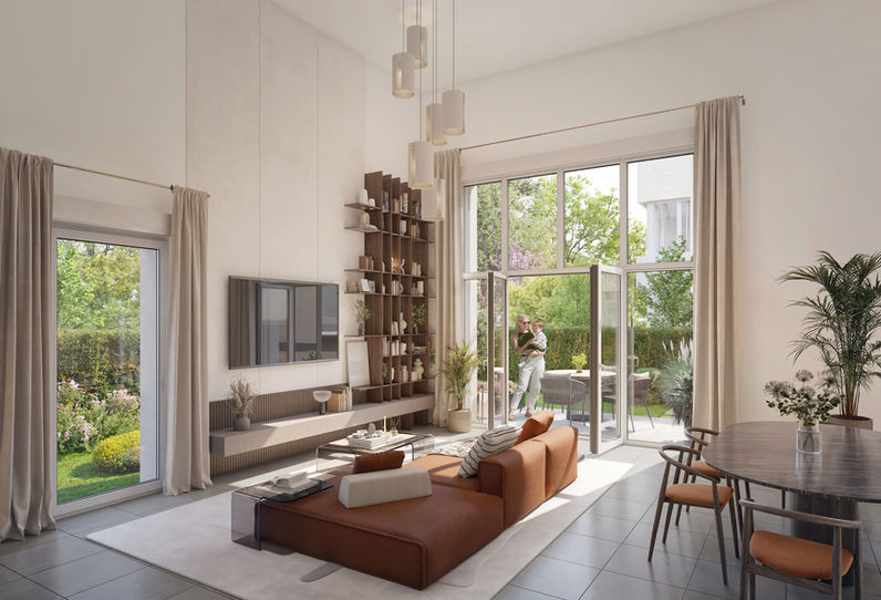 Perspective 3D intérieure maison
Projet immobilier - Groupe Verrecchia