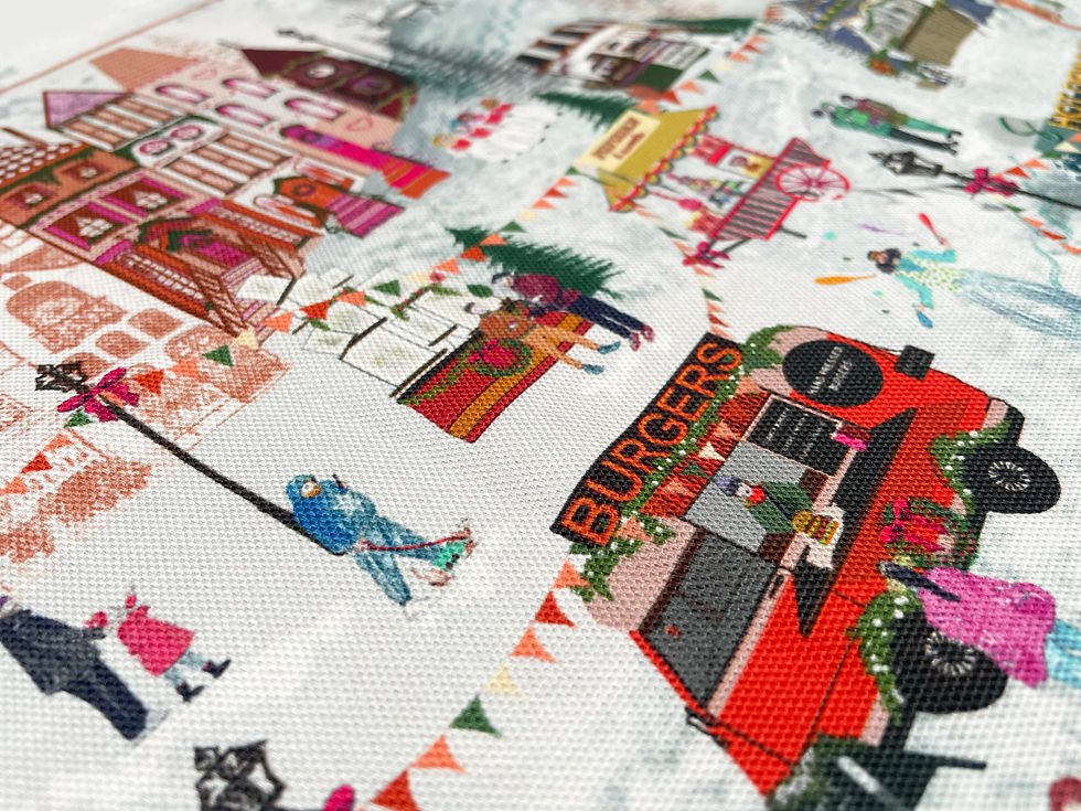 Thumbnail: Christmas Market | Tea Towel