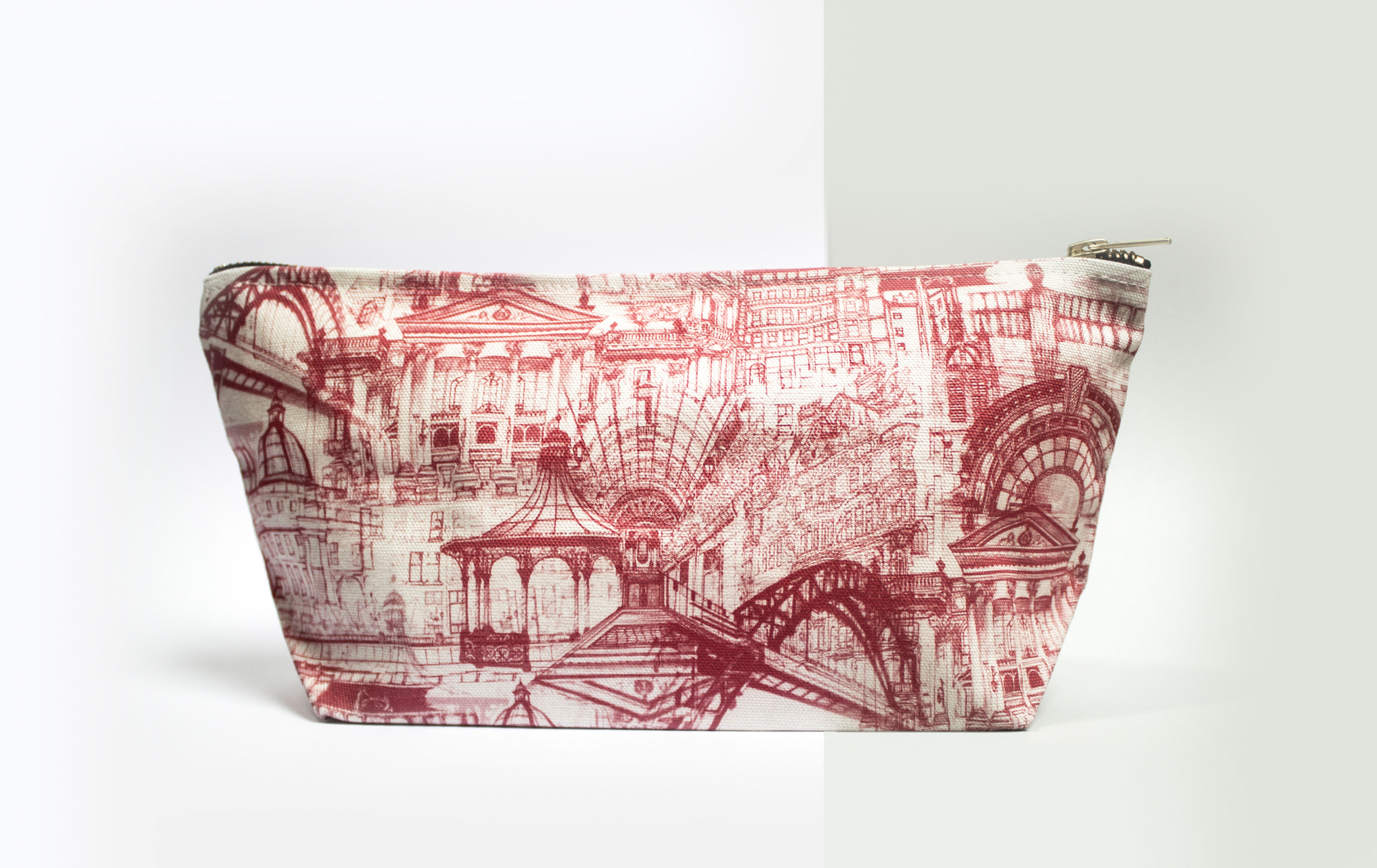 Newcastle Upon Tyne Pink | Zip Bag