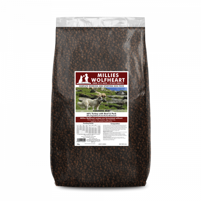 12kg (60) Millies Wolfheart Dog Food LilydalePetSupplies