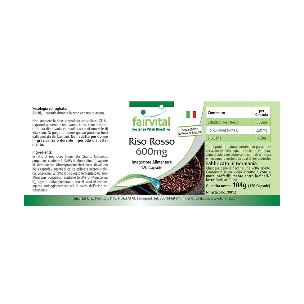 Miniaturbild: Roter Reis 600mg 