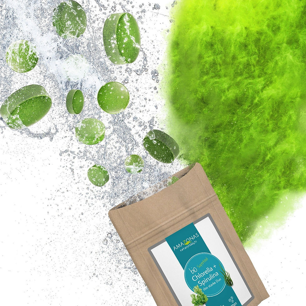 Miniaturbild: Chlorella + Spirulina BIO Tabletten