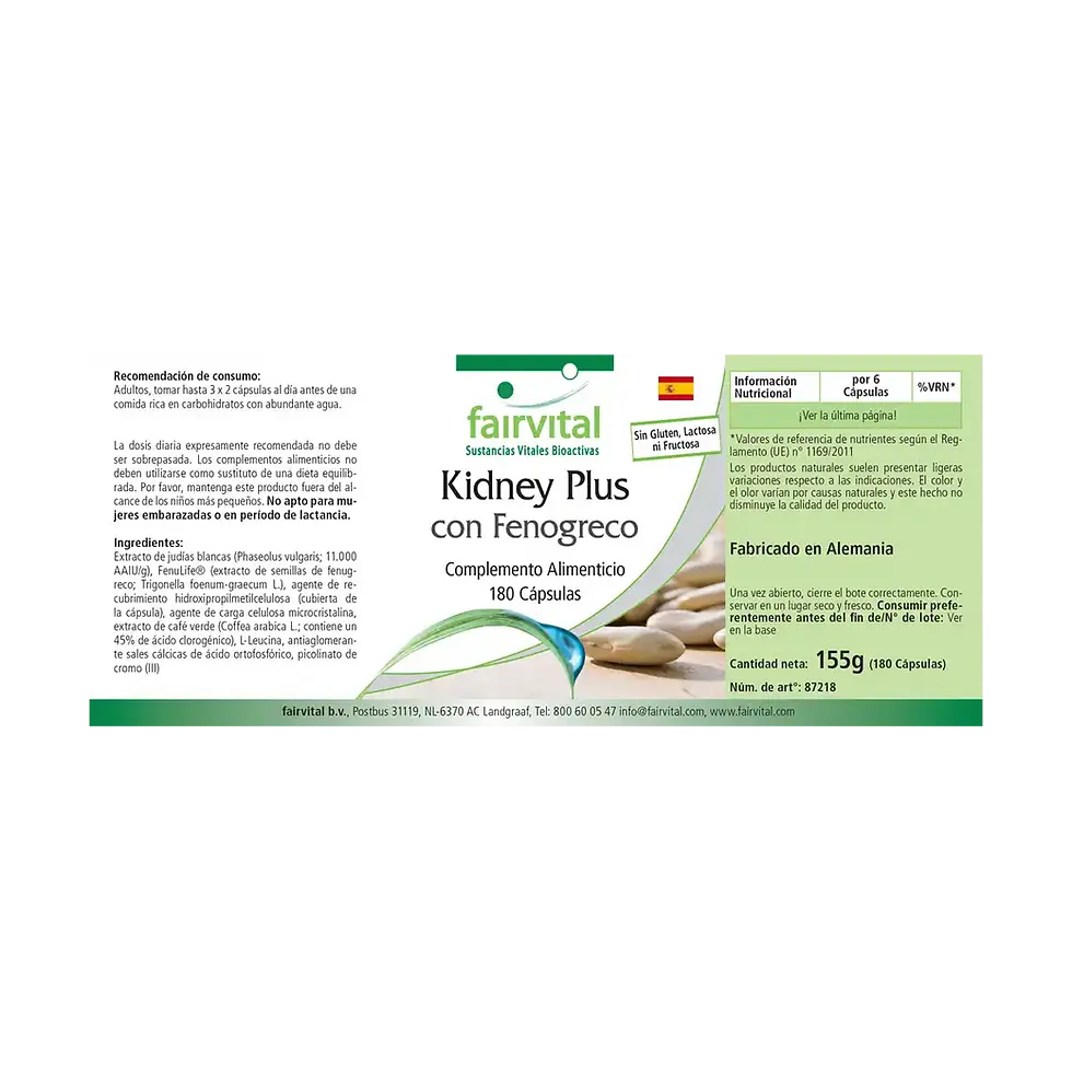 Miniaturbild: Kidney Plus mit Bockshornklee 180 Kapseln