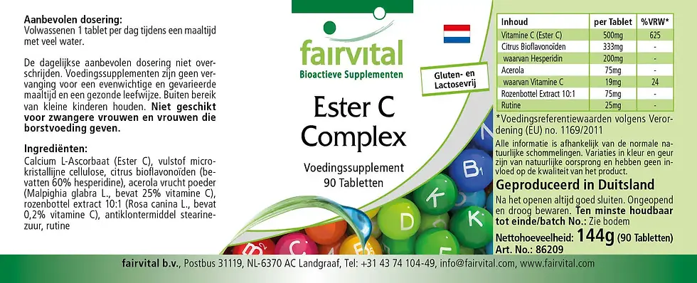 Miniaturbild: Ester C Komplex 90 Tabletten