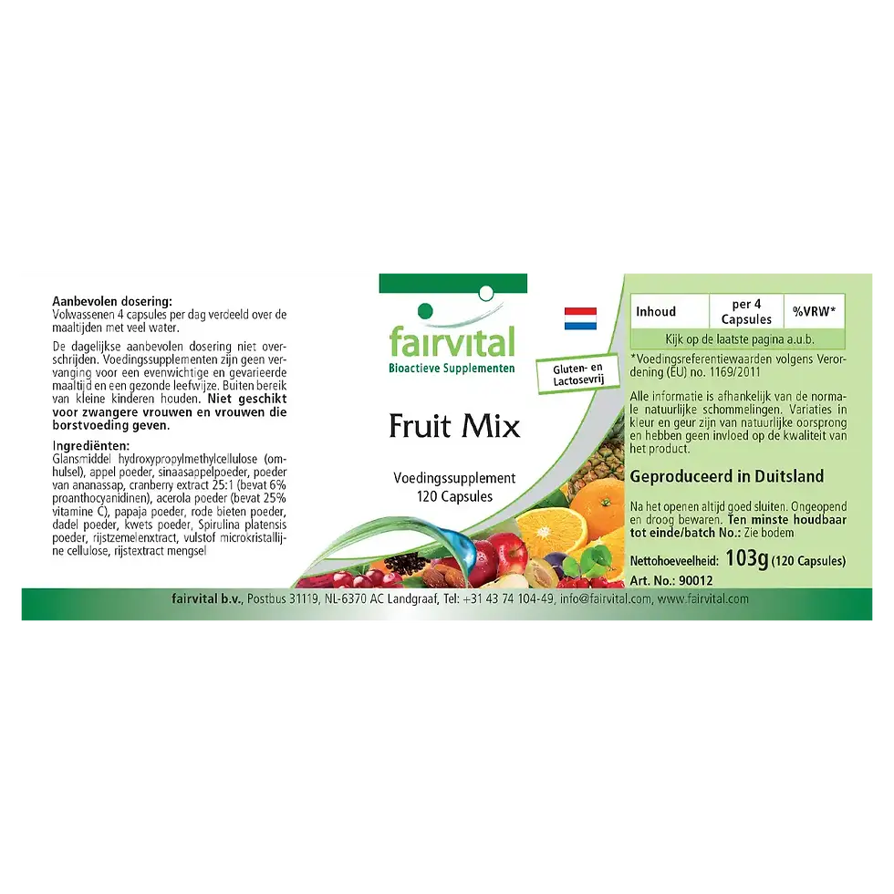 Miniaturbild: Früchte Mix 120 Kapseln