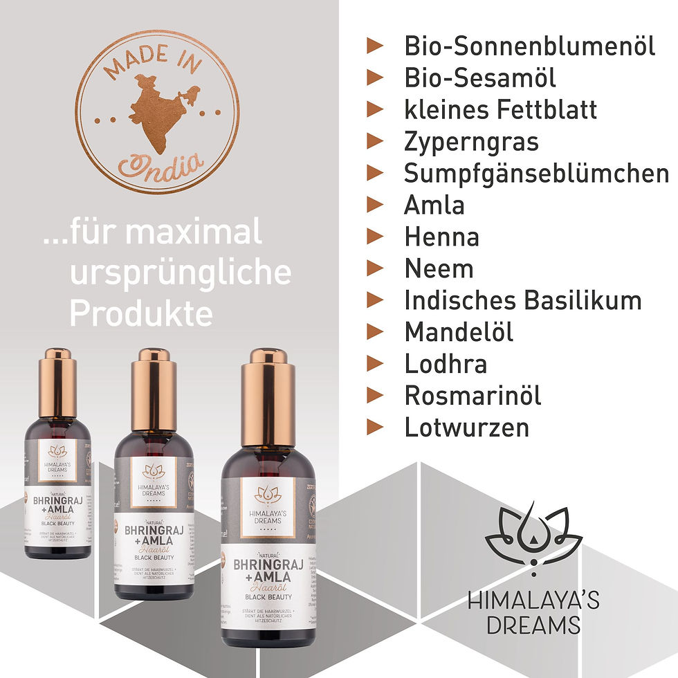 Miniaturbild: Ayurveda Haaröl Bhringraj&Amla/Black Beauty 100ml