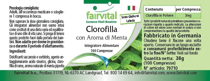 Miniaturbild: Chlorophyll mit Minzaroma 100 Kautabletten