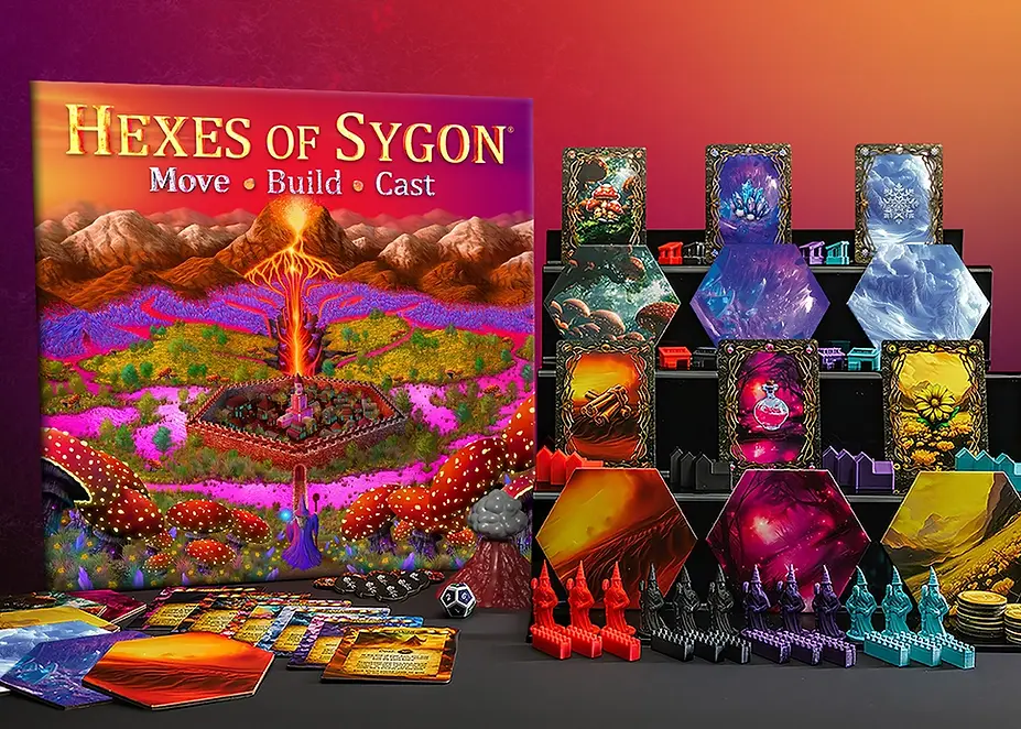 Hexes of Sygon Game Components