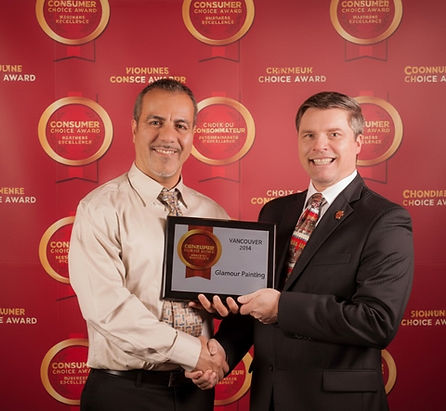 Adam at painting contractor awards