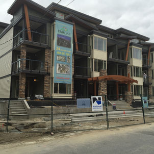 Apartment building in Port Coquitlam in progress