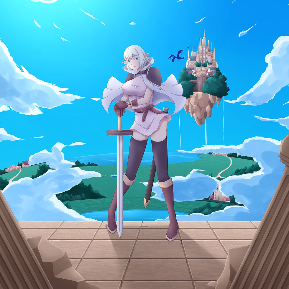 剣士の絵