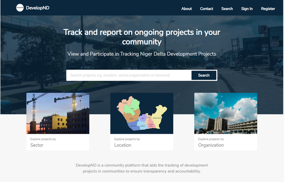 Call for Application to Upgrade Develop ND Platform
