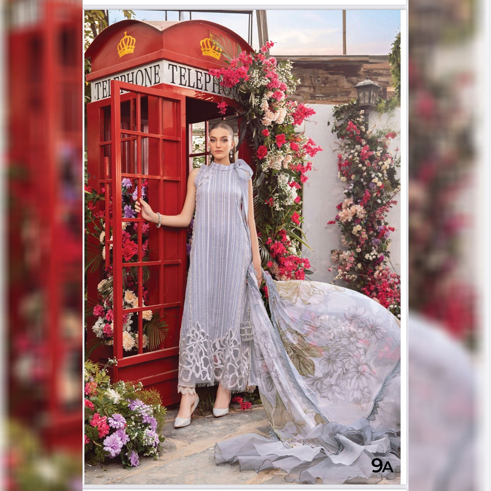 MARIA B MPrints | Spring Summer Lawn | 9A