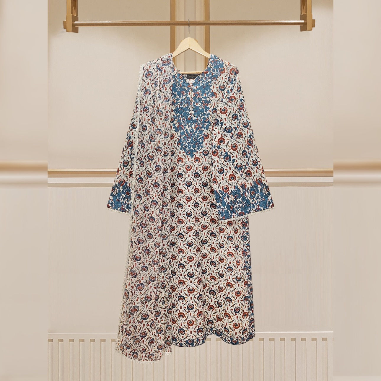 Agha Noor Ready To Wear 2Pc Cambric - S110174