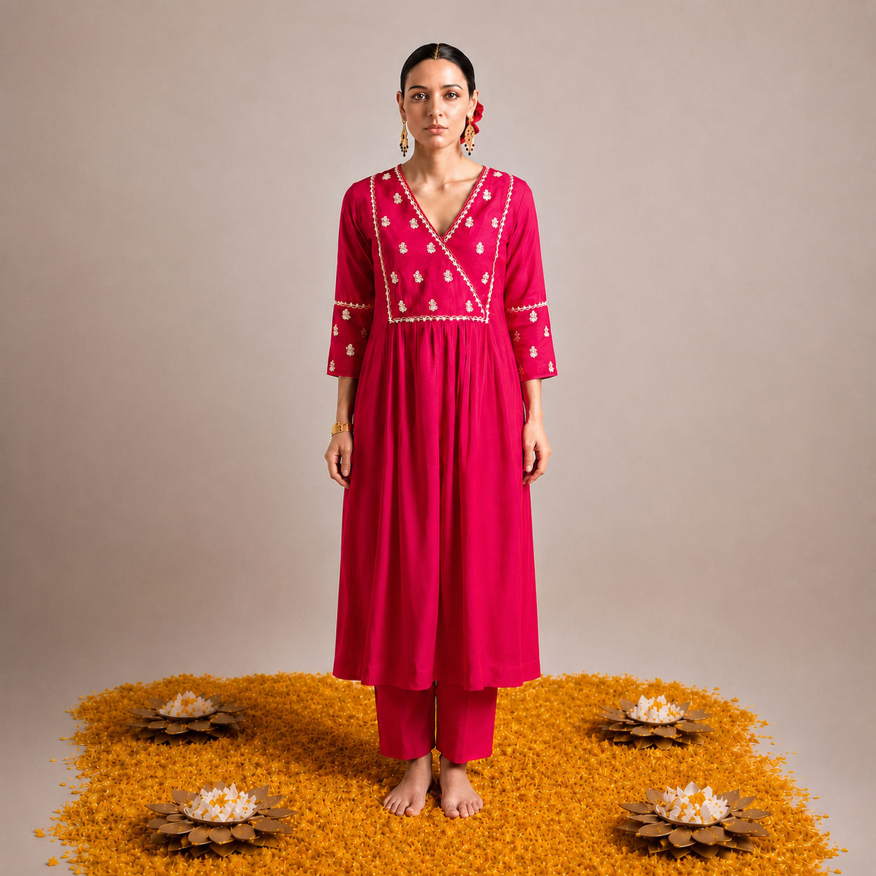 Modal RTW 2Pc Kurta Pant Set - KA699