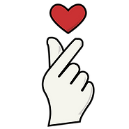 korean hand heart