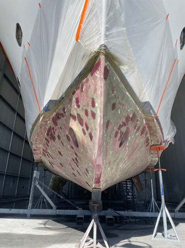 Boat hull fairing