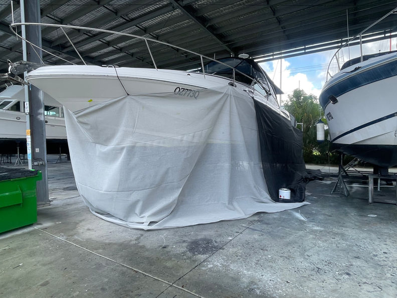 antifoul overspray containment