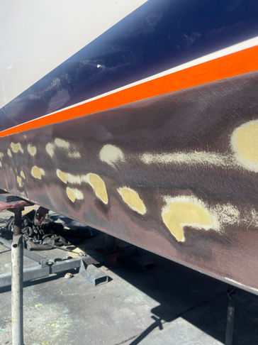Epoxy primer on bare gelcoat before antifouling