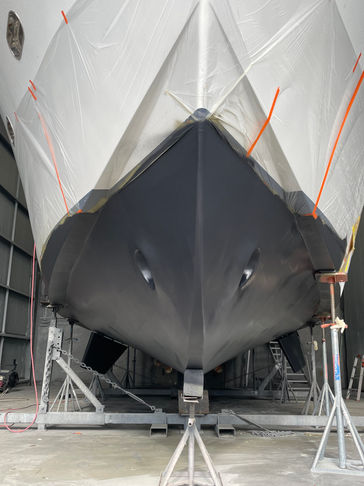 Antifouling on a boats hull