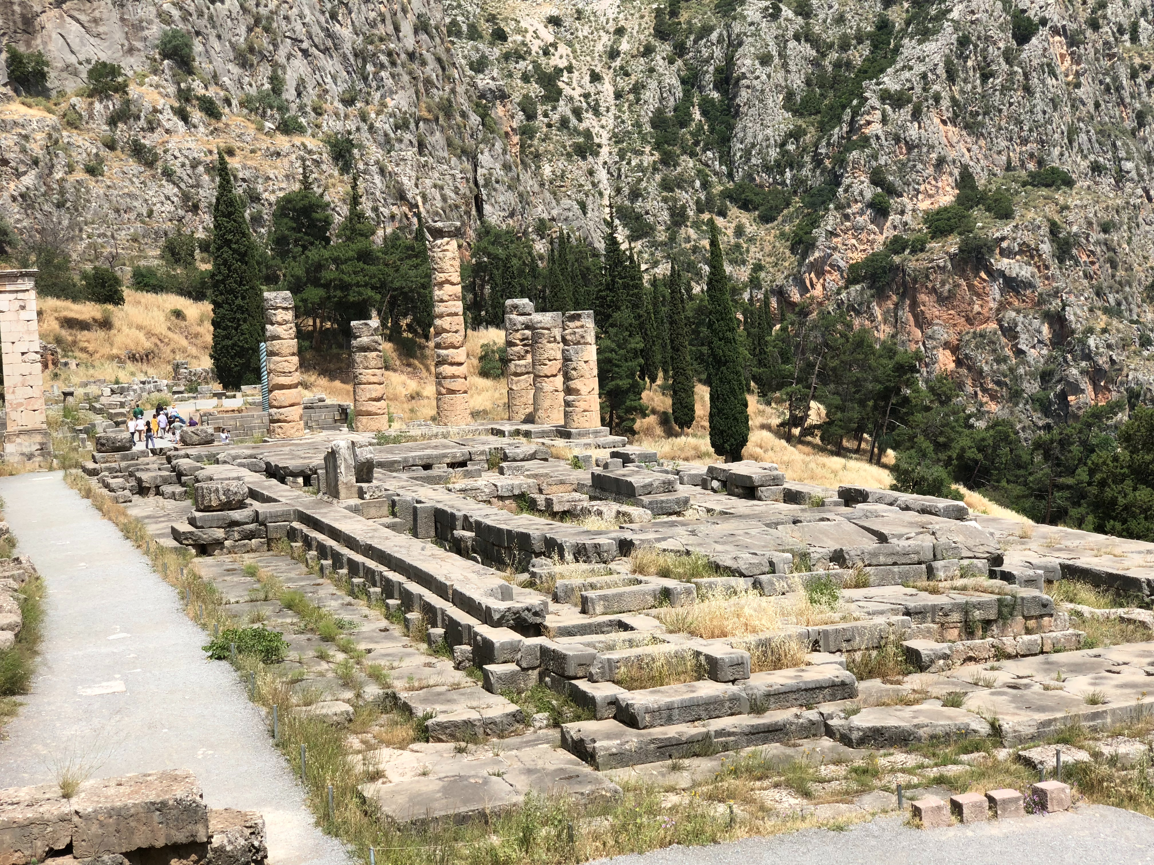 Ruins of Temple Apollo at Delphi