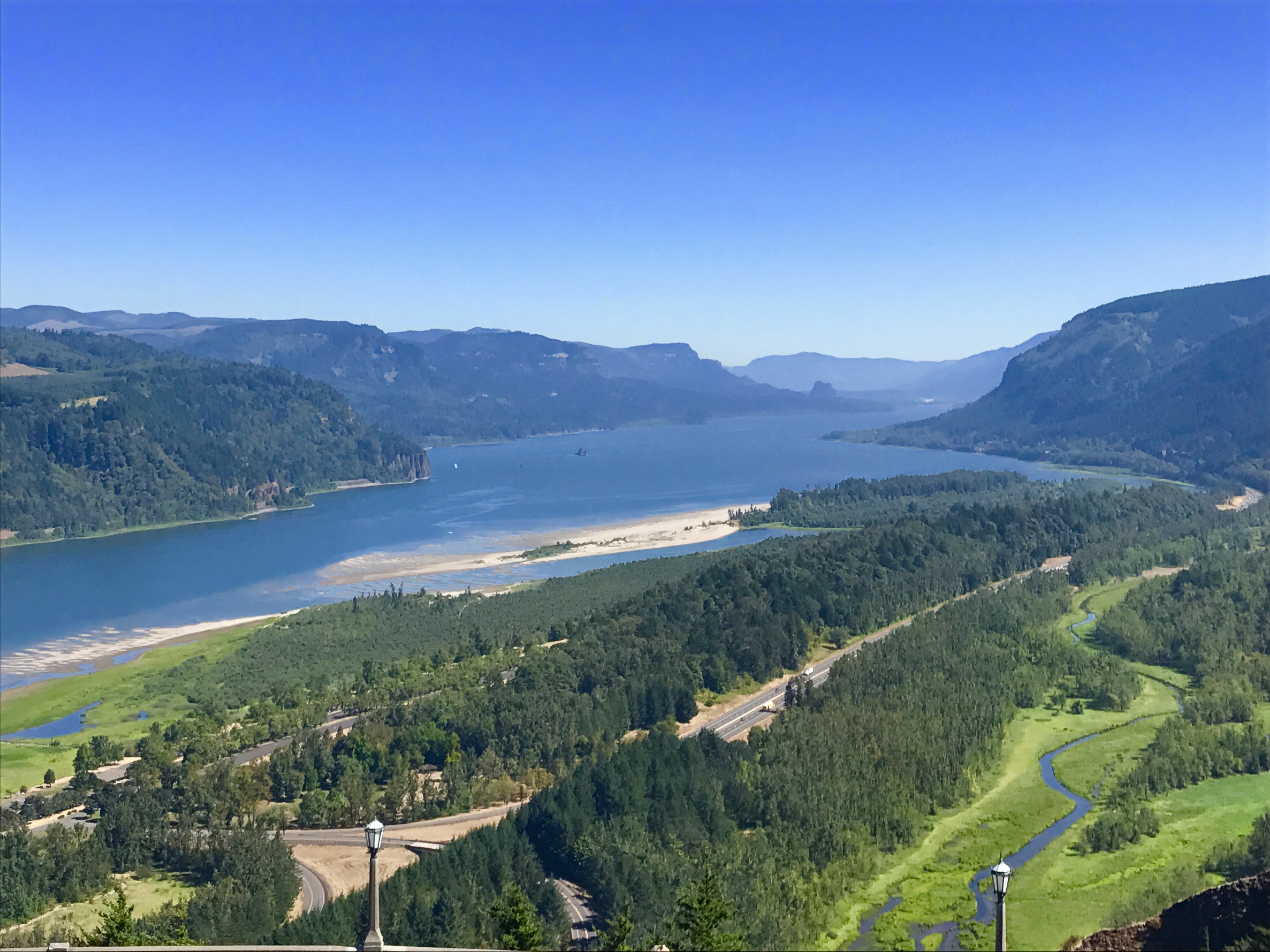 Columbia River from the Scenic Highway