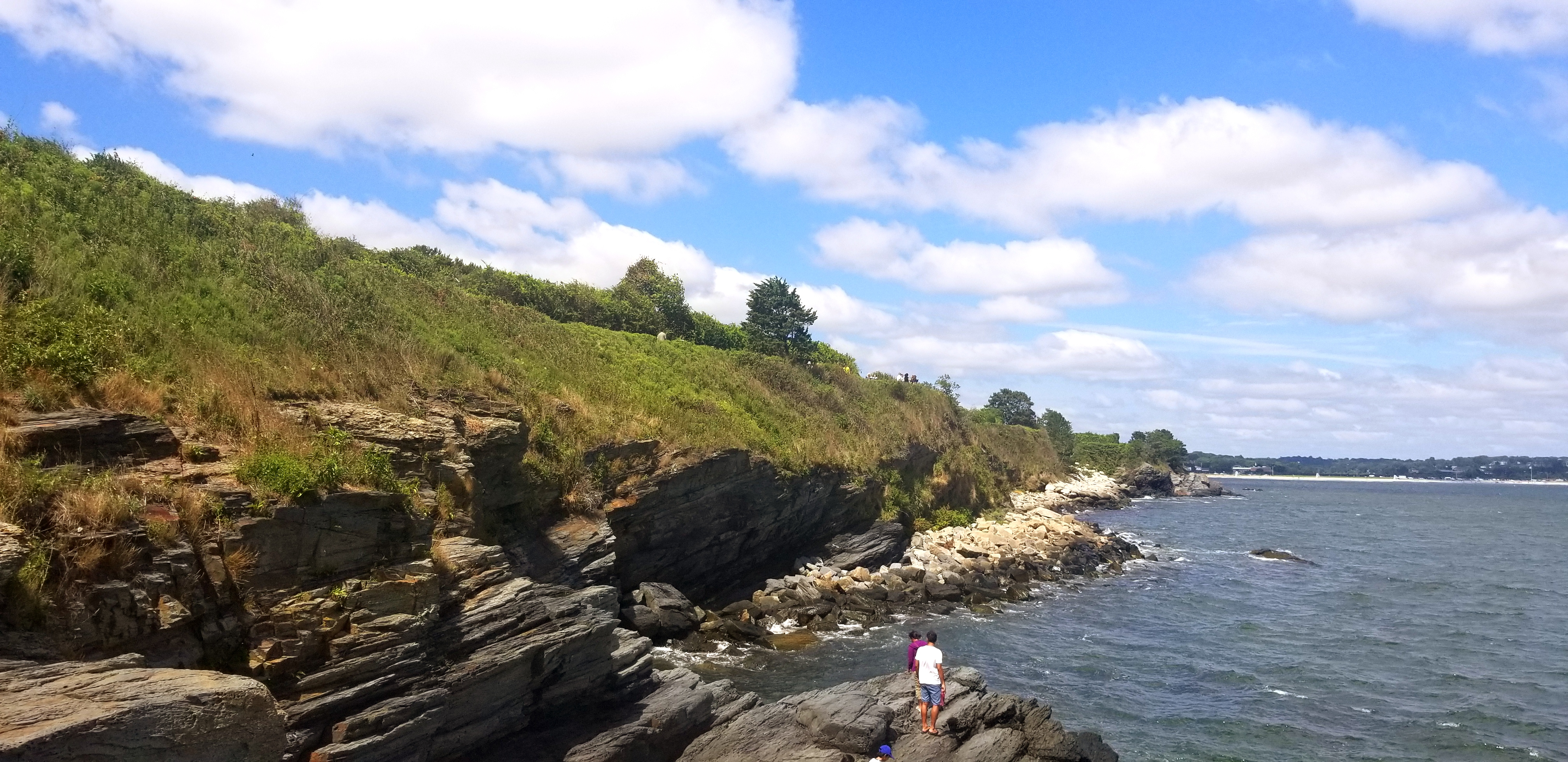 Cliffs from the Forty steps