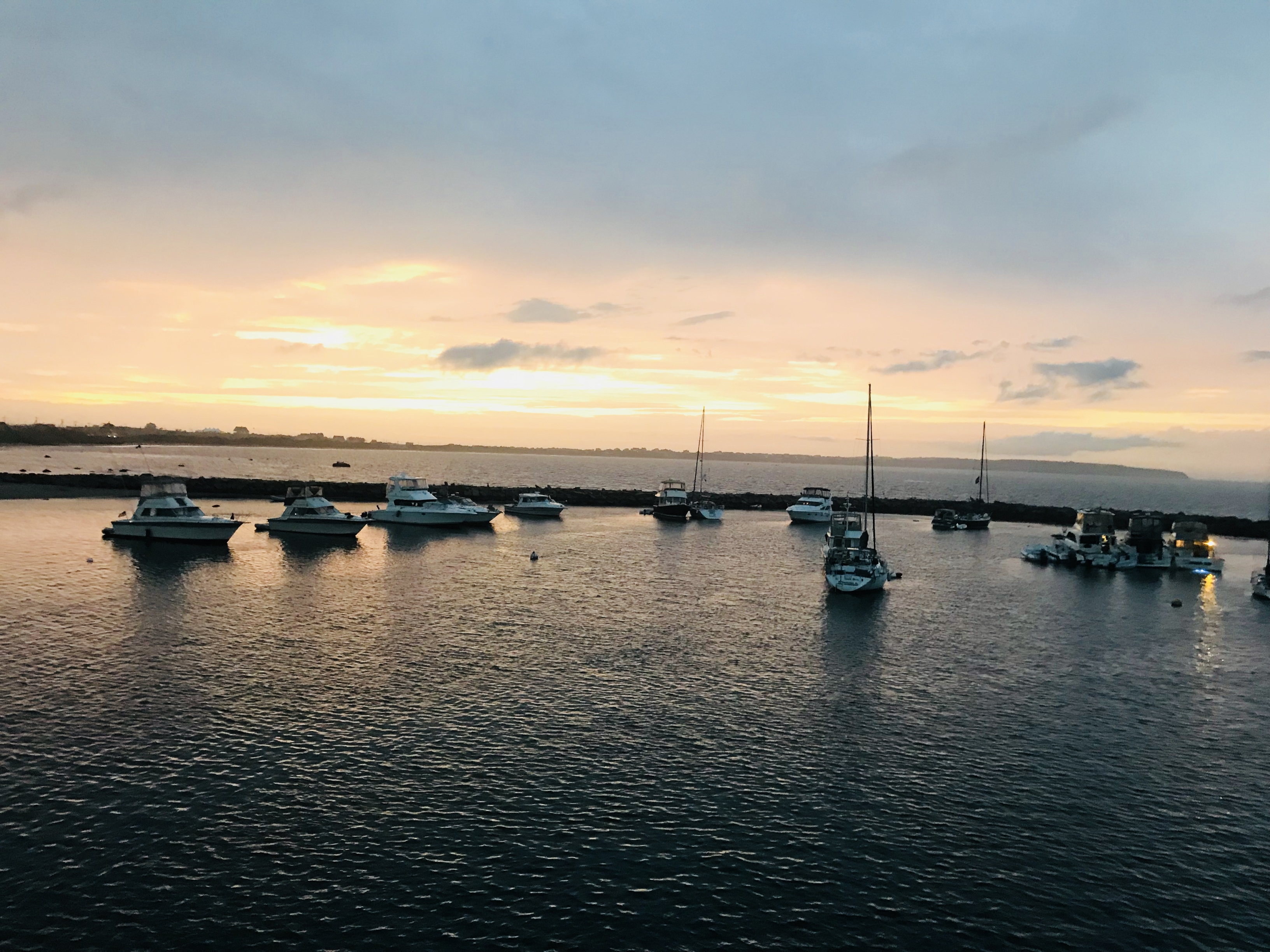 Beautiful Sunset hues at the Old Harbor