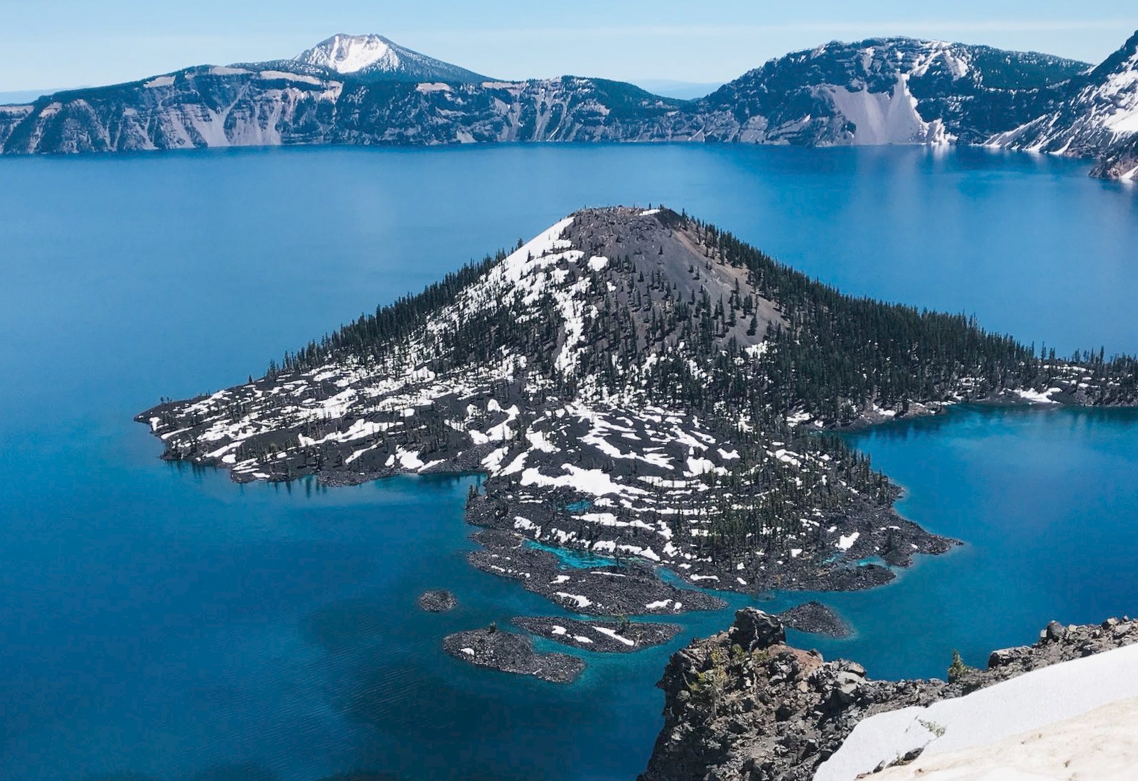 Wizard Island from the Watchman overlook