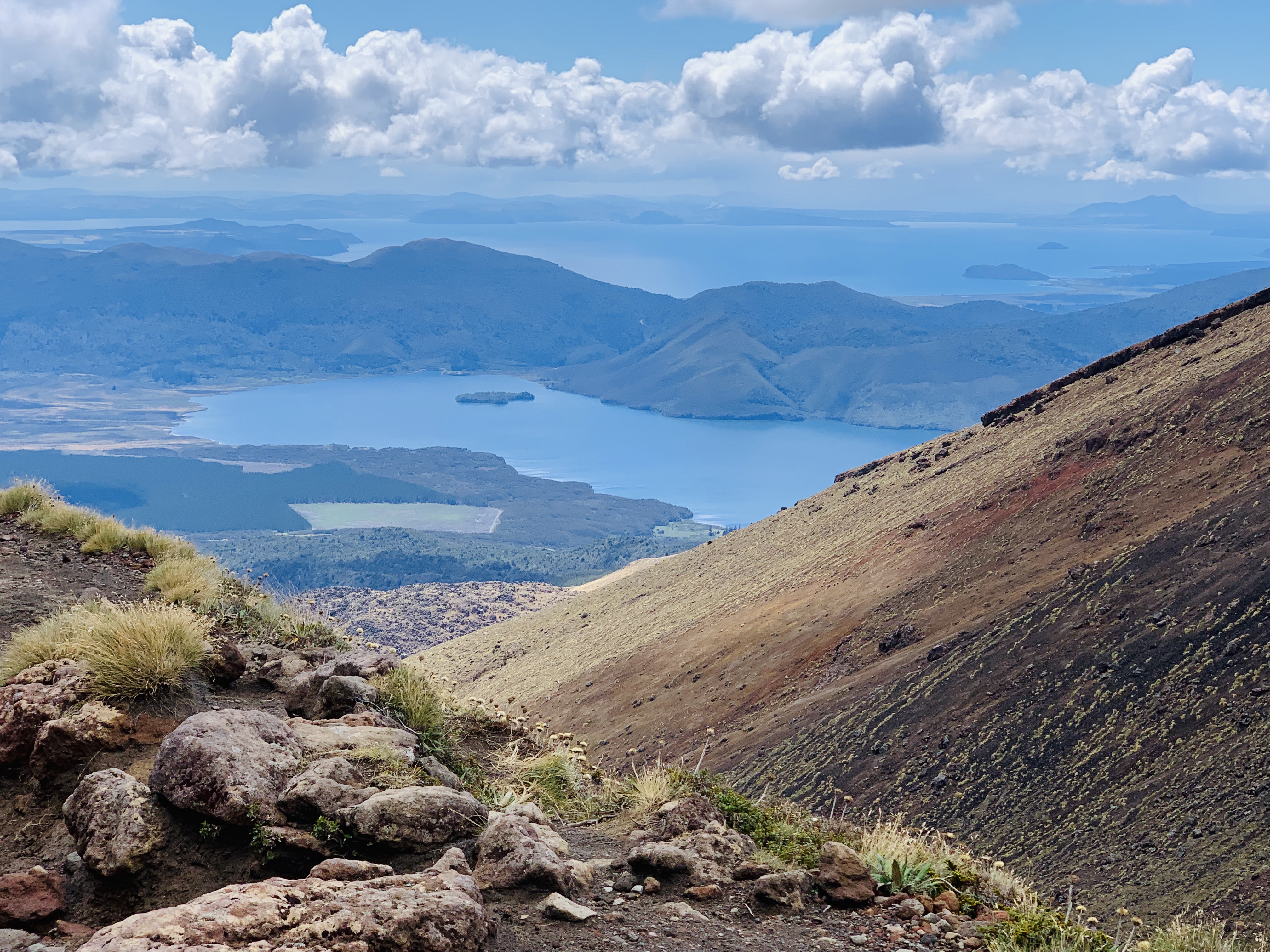 Lake Rotoaira and Lake Taupo lookout